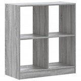 Bookcase Grey Sonoma 68,5x32x75 cm Engineered Wood 852812