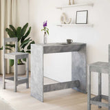 Bar Table Concrete Grey 102x50x103.5 cm Engineered Wood 854430