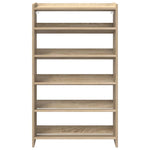 ZNTS Shoe Rack Sonoma Oak 60x25x100 cm Engineered Wood 859871
