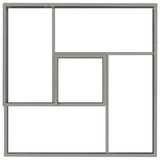 Garden Planter Silver 80 x 80 x 50 cm Galvanised Steel 873583