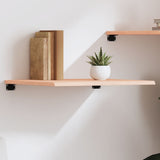 Wall Shelf 60x50x2 cm Untreated Solid Wood Oak 363530