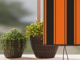 145972 Outdoor Roller Blind 140x250 cm Orange and Brown