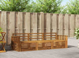Sofa Sets 3 pcs Natural Solid Acacia Wood 3374279