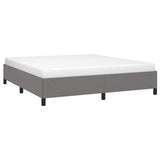 Bed Frame without Mattress Dark Grey California King Fabric 347114
