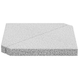 Umbrella Weight Plates 2 pcs Grey Granite Triangular 14 kg 4100002