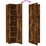 Highboard Smoked Oak 40x42.5x185 cm Engineered Wood 3281403