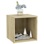 TV Cabinets 4 pcs Sonoma Oak 37x35x37 cm Engineered Wood 805509