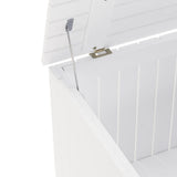 Storage Box with Lid RANA White 80x49x54 cm Solid Wood Pine 4002330