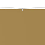 ZNTS Vertical Awning Beige 180x1200 cm Oxford Fabric 148275