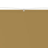 ZNTS Vertical Awning Beige 180x1200 cm Oxford Fabric 148275