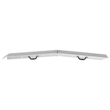 Foldable Ramp 200kg per ramp 2 pcs Silver 166 x 23 x 4.5 cm 42019250
