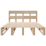 Bed Frame without Mattress 120x190 cm Small Double Solid Wood Pine 3302309