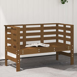 ZNTS Garden Bench Honey Brown 111.5x53x71 cm Solid Wood Pine 825138