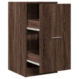 Apothecary Cabinet Brown Oak 40x41x77.5 cm Engineered Wood 855193