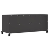 TV Cabinet Black 100.5x39x43.5 cm Steel 846692