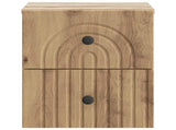 Wall-Mounted Bedside Cabinet Artisan Oak 33 x 34.5 x 40 cm 898143