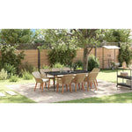 Garden Dining Set with Cushion 9 pcs Beige Poly Rattan 3261697