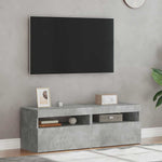 TV Cabinets with LED Lights 2 pcs Concrete Grey 60x35x40 cm 804418