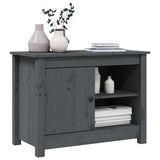 TV Cabinet Grey 70x36.5x52 cm Solid Wood Pine 814581
