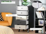 Chest of Drawers, 5 Drawer Dresser, Vertical Storage Organizer Unit for Bedroom, Living Room T3398P344637