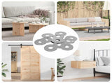 Washers 9000 pcs Silver Iron 864456