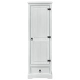 Wardrobes with Drawer White 55 x 50 x 170 cm Solid Pine Wood 42024934