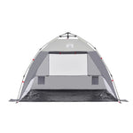 ZNTS Beach Tent 2-Person Grey Quick Release Waterproof 4005301