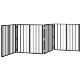 Dog Gate 4 pcs Black 60 x 60 cm Galvanised Steel 892020