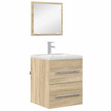 Bathroom Furniture Set with Drawer Brown 41 x 38.5 x 48 cm 875688