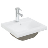 ZNTS Sink Cabinet with Built-in Basin White Engineered Wood 3071261