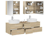 Bathroom Furniture Set 5 pcs Sonoma Oak 3406929