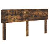 Storage Bed with Drawer Smoked Oak 180 x 200 cm Engineered Wood 3412252