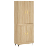 Highboard Sonoma Oak 69.5x34x180 cm Engineered Wood 3195774