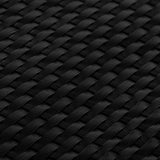 Balcony Screen Black 1000x80 cm Poly Rattan 156307