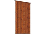 Garden Sheds Brown 203.5 x 73 x 200 cm Metal 42011302