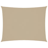 Sunshade Sail Oxford Fabric Rectangular 3x6 m Beige 135158