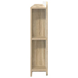 Headboard Cabinet with Storage Sonoma Oak Engineered Wood 8001230