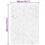 Rug HUARTE Short Pile Soft and Washable Blush 200x280 cm 375157