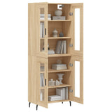 Highboard Sonoma Oak 69,5x34x180 cm Engineered Wood 3198292