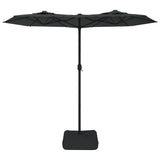 Double-Head Garden Parasol Anthracite 316x145 cm 362963