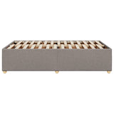 Bed Frame without Mattress Taupe 120x190 cm Small Double Fabric 3284719
