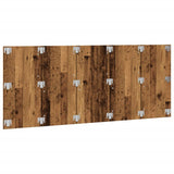 Bed Headboard Old Wood 200x1,5x80 cm Engineered Wood 856828