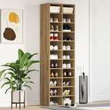 ZNTS Shoe Cabinet Artisan Oak 54x34x183 cm Engineered Wood 859385