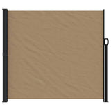 Retractable Side Awning Taupe 180x500 cm 4004454