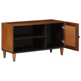 TV Cabinet with Storage Walnut 80 x 33 x 46 cm Solid Mango Wood 4018239
