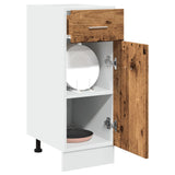 Drawer Bottom Cabinet Lyon Old Wood 30x46x81.5 cm Engineered Wood 856080