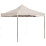 Professional Folding Party Tent Aluminium 2x2 m Cream 48925