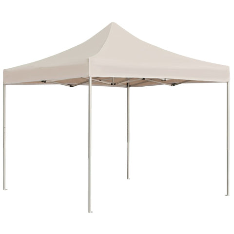 Professional Folding Party Tent Aluminium 2x2 m Cream 48925