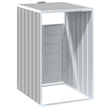 Wheelie Bin Storage for Single Bin Grey 72x81x115 cm Steel 4006172