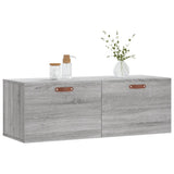 Wall Cabinet Grey Sonoma 100x36,5x35 cm Engineered Wood 830114